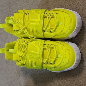 Neon Fila Sneakers